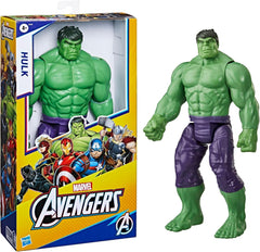 Marvel Avengers Titan Hero Series Blast Gear Deluxe Hulk Actionfigur, 30 cm großes Spielzeug für 4+ Jahre, grüne Actionfiguren Naty Shop