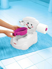Fisher-Price Meine Erste Toilette, Baby Töpfchen, Mit Musik & Lustigen Sätzen, Tragbare Baby Toilette, Abnehmbarer Toilettenaufsatz, Deutsche Version, Ab 1 Jahr, P4326 Accessories Food and Breastfeeding Bebe Naty Shop