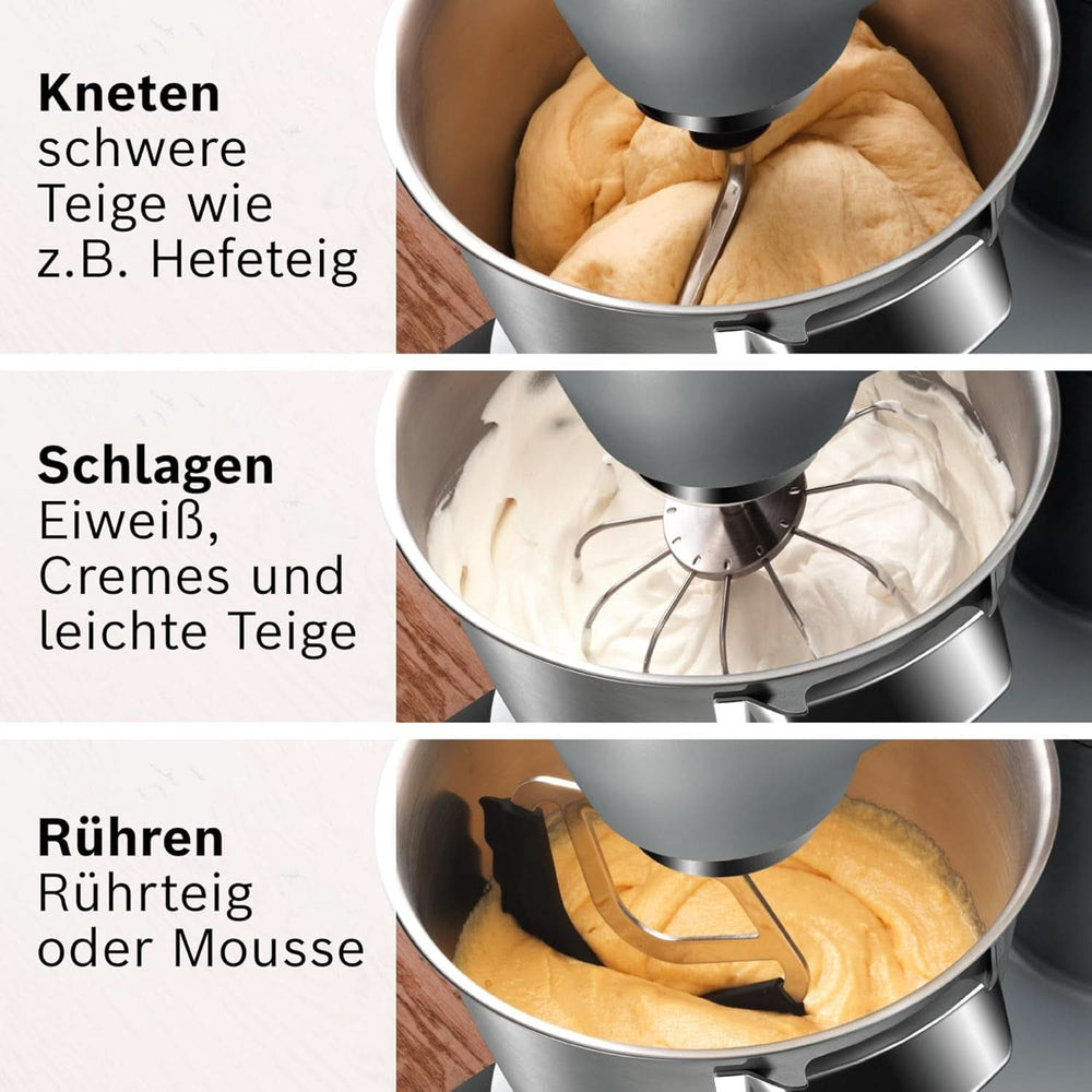 Küchenmaschine Bosch Serie 8 MUM9AX5S00, Edelstahlschüssel 5,5 L, 1600 W Mutter und Kind Naty Shop