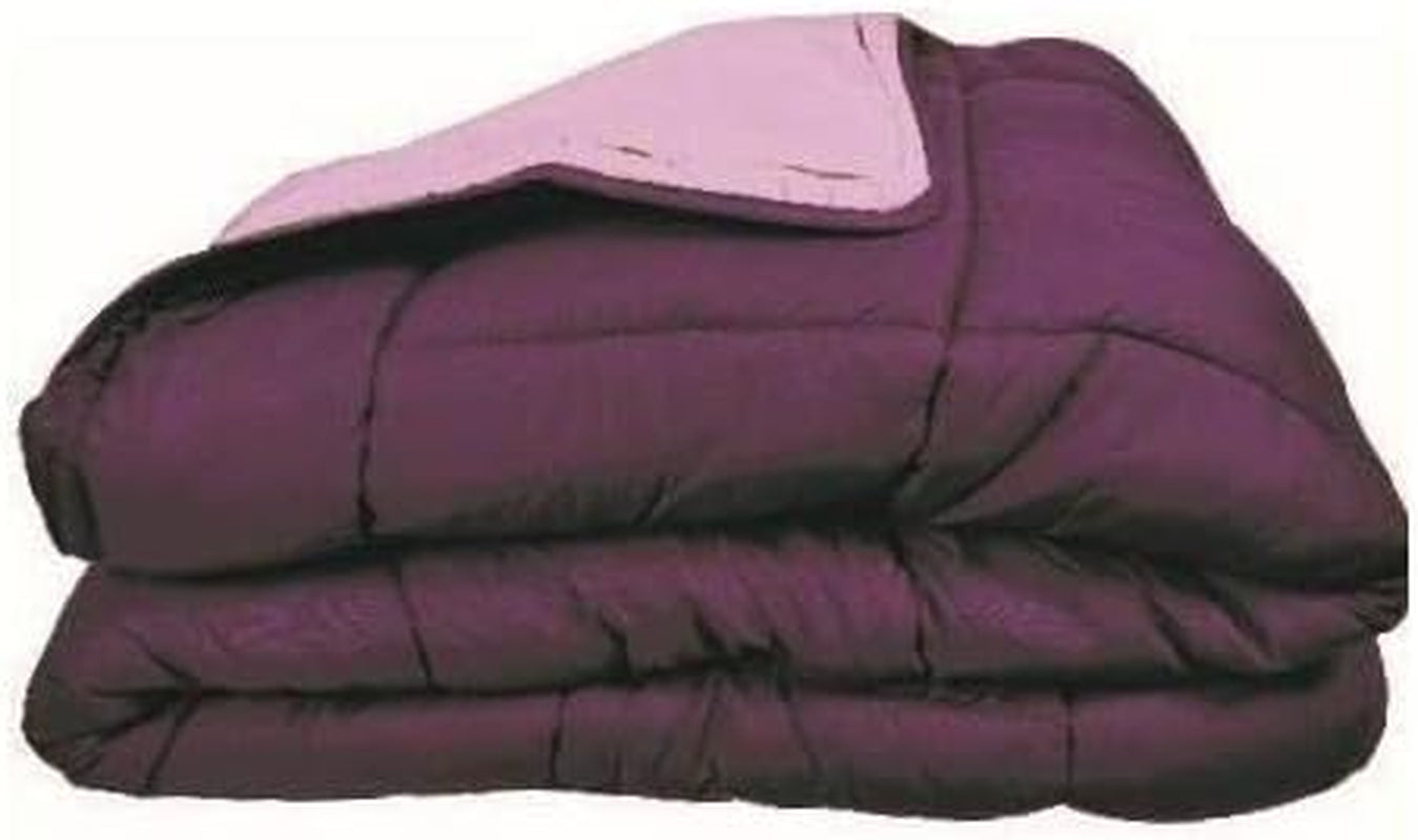 Calgary Polyester-Steppdecke, Pflaume/Lila, Polyester, Pflaume/Kohl, 220 x 160 x 1 cm Steppdecken und Steppdecken Naty Shop 260 x 240 x 1 cm