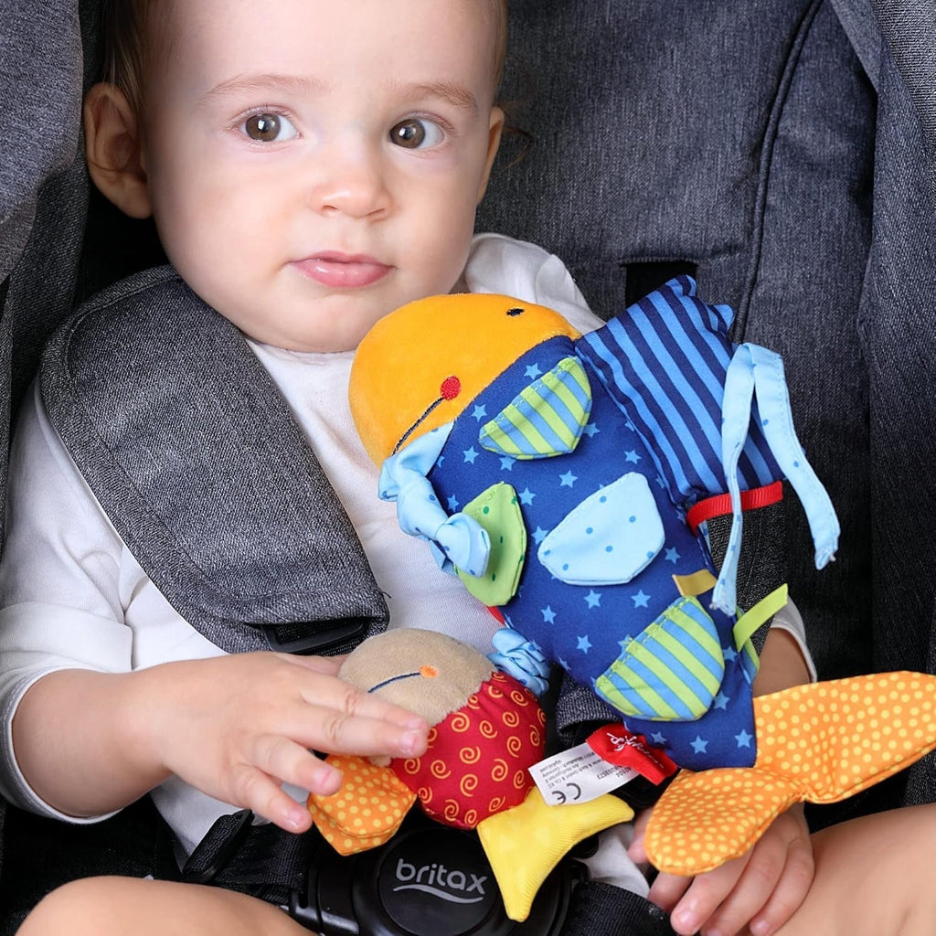 SIGIKID 40104 Pești activi Baby Activity PlayQ Jucărie pentru copii fete și băieți recomandată de la 3 luni multicolor Jucarii Bebe Naty Shop