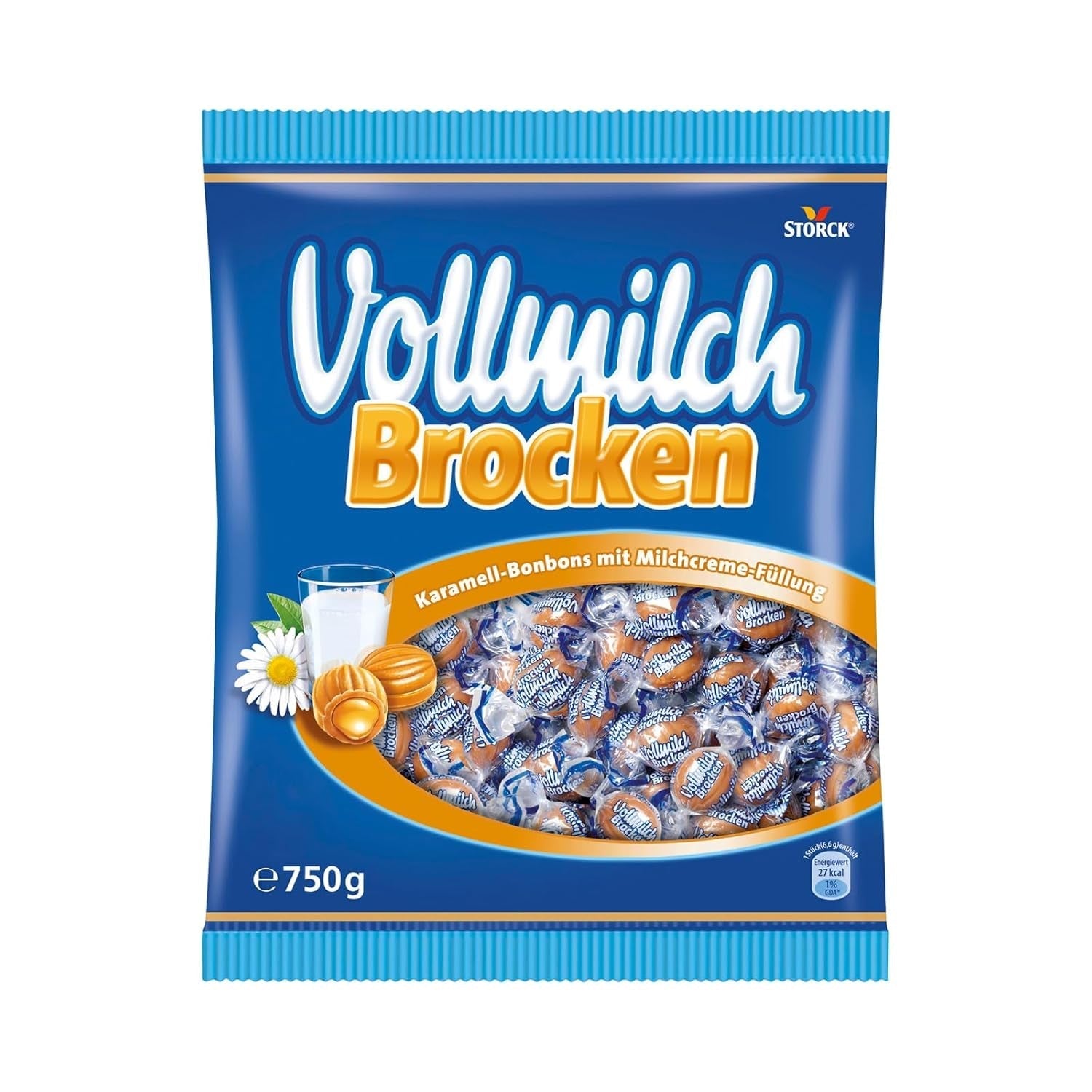 Storck, Tropfen mit verschiedenen Füllungen, Großpackungen Naty Shop 750 Gramm Milchcremefüllung