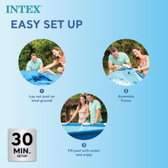 Piscină Intex, albastră, 220 x 150 x 60 cm