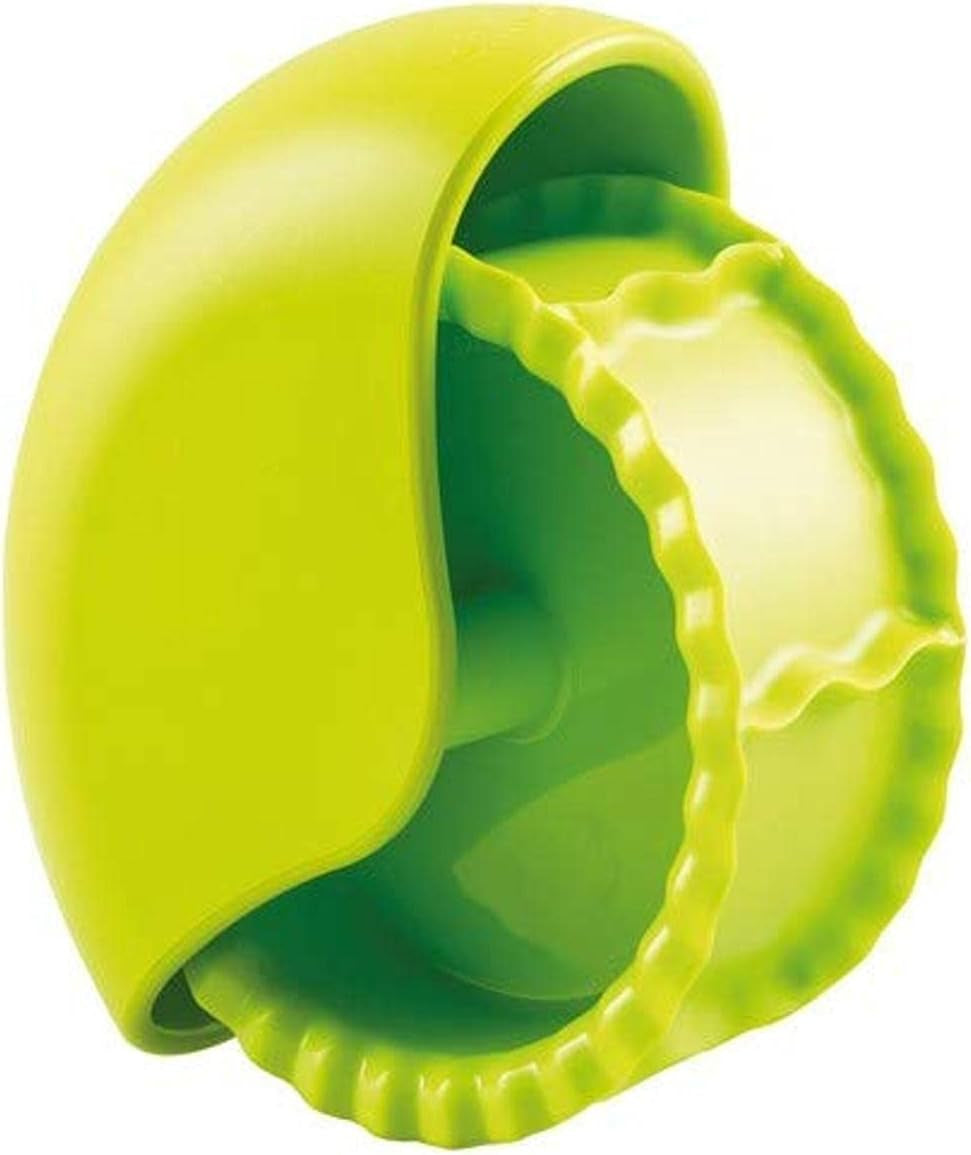 Silikomart | Roată de tăiat paste Snack'n'Roll, Rolă de aluat pentru paste și gustări, Verde, Dimensiuni 110 x 97 h78 mm, Fabricat în Italia