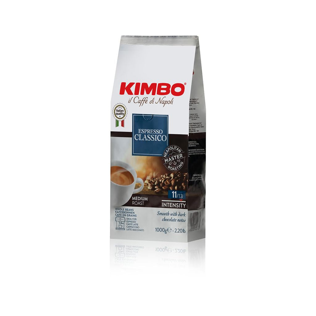 Espresso Classico ganze Kaffeebohnen, mittlere Röstung, 1 kg Beutel Naty Shop Coffee