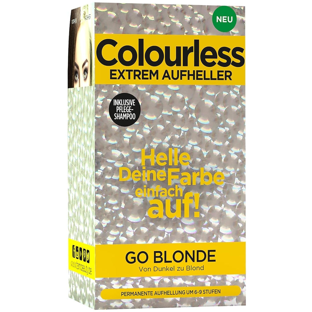 Decolorant pentru păr Max Effect, 1 buc Vopsea pentru par Naty Shop Galben