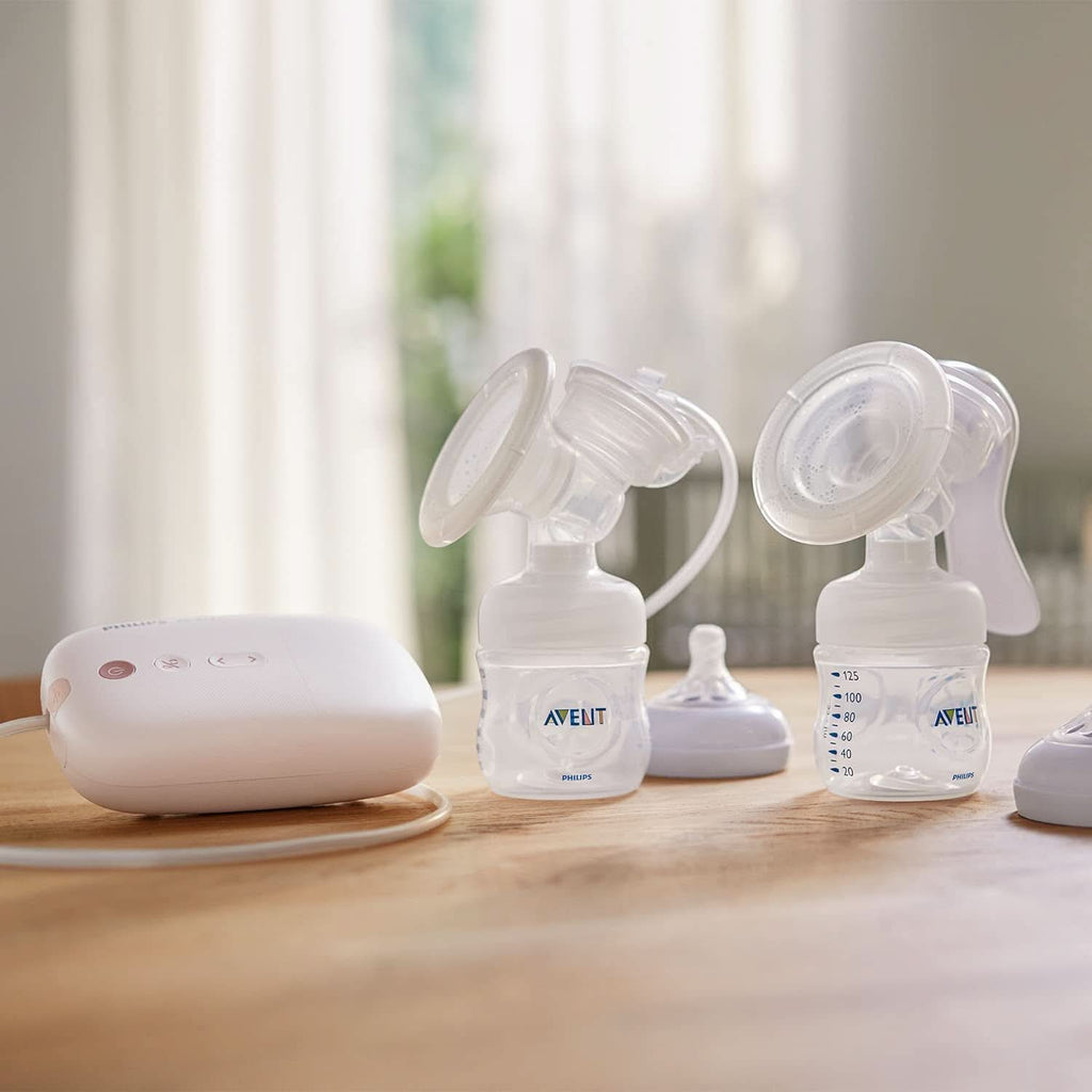 Pompă de sân electronică individuală Philips Avent - cu tehnologie Natural Motion, pernă confortabilă din silicon Accesorii Hrana si Alaptare Bebe Naty Shop