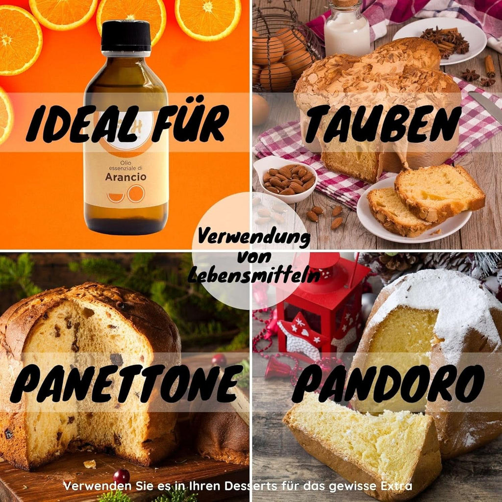 Aromă alimentară de portocale pentru patiserie, 100 ml, fara zahar si gluten Arome Naty Shop