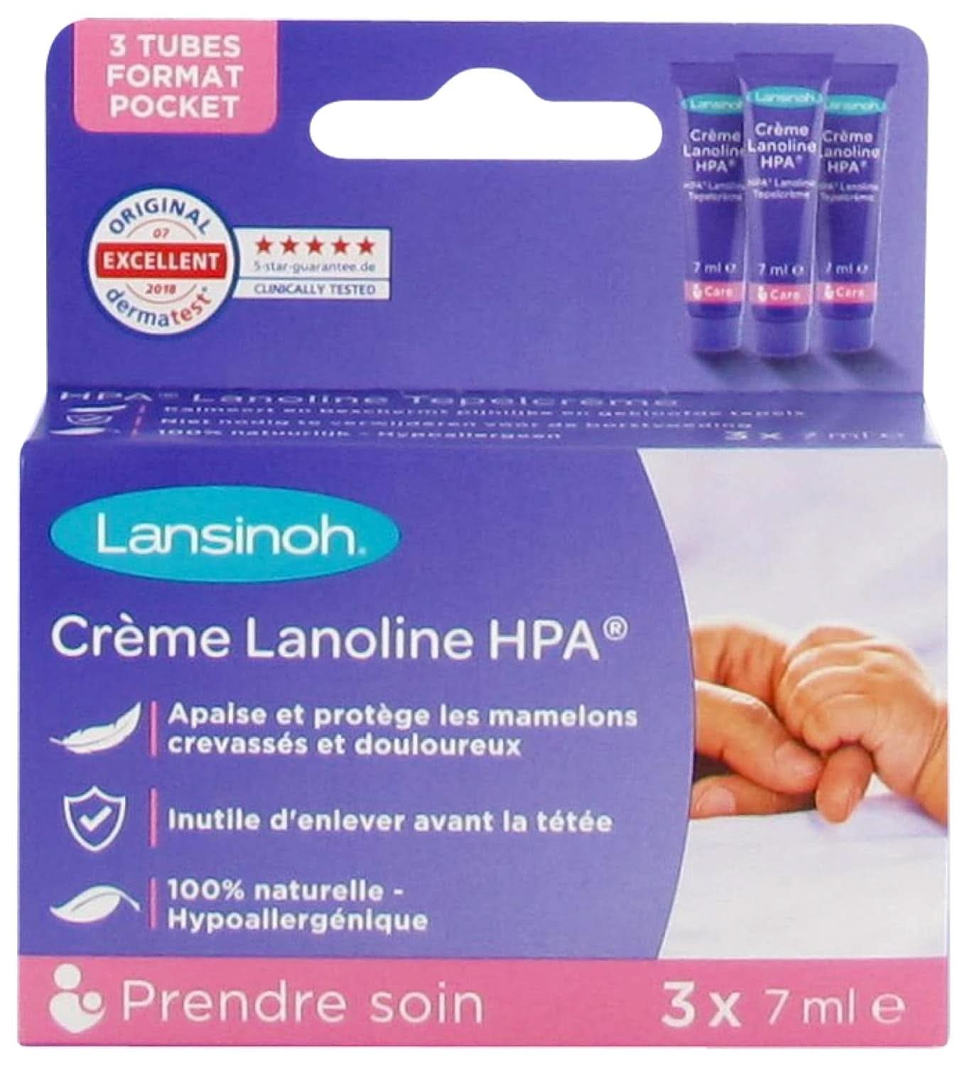 Lansinoh I Lanolin HPA Cremă, 3 X 7 Ml Accesorii Hrana si Alaptare Bebe Naty Shop