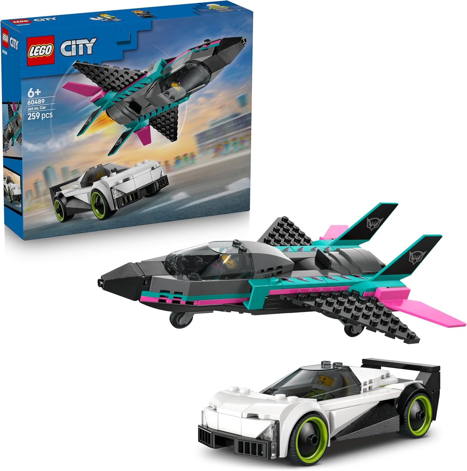 LEGO City Abenteuer-Wohnmobil - Wohnwagen Spielzeug für Jungen und Mädchen ab 6 Jahren - Inkl. 3 Minifiguren und Camping Zubehör - Geschenkidee zum Geburtstag und für die Feiertage 60454