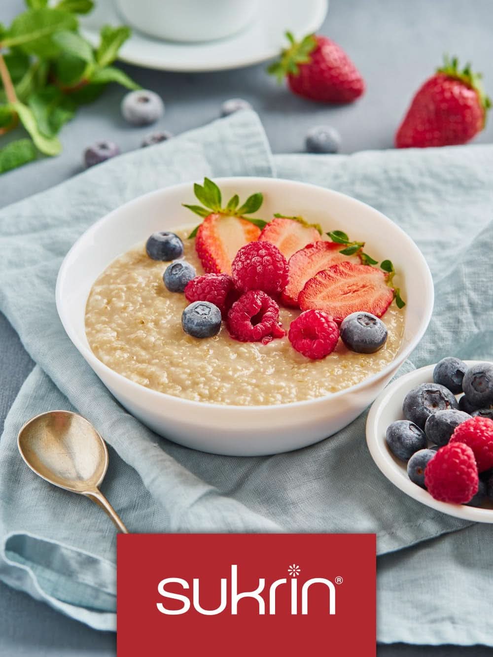 Sukrin Erythritol, natürliche Alternative zu Zucker ohne Kalorien, 1 Packung, 500 Gramm Süßstoffe Naty Shop