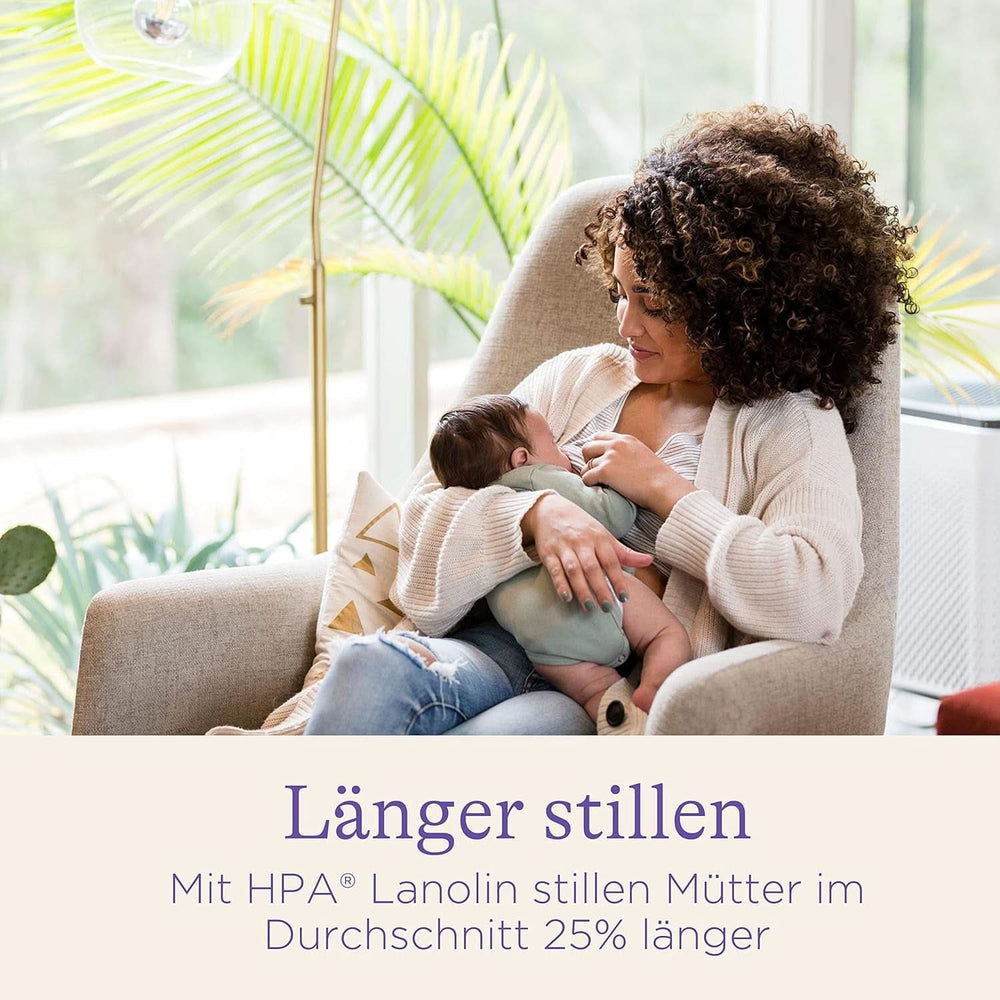 Lansinoh HPA Lanolin Brustwarzensalbe, 10 ml – 100 % natürlich – Beruhigt & Schützt Beanspruchte Brustwarzen – Klimaneutral, 10940, Farblos Zubehör Essen und Stillen Baby Naty Shop