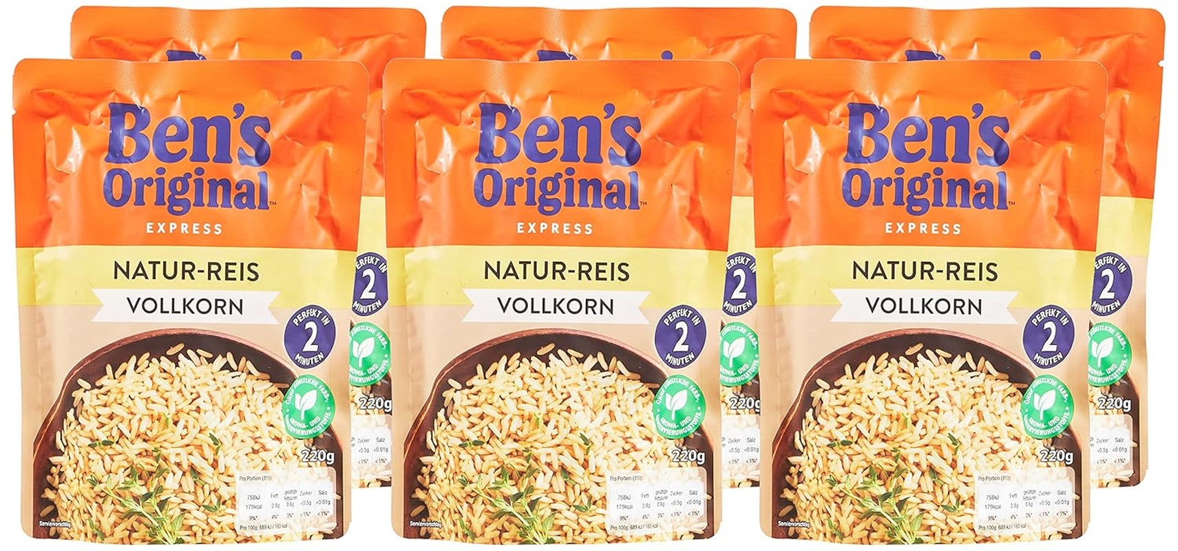 Orez natural expres BEN'S ORIGINAL™ 6 x 220g