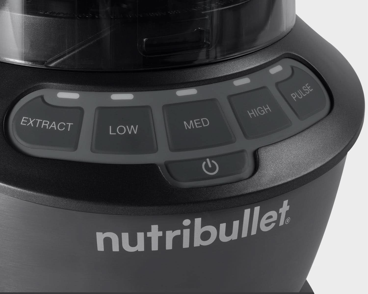 Nutribullet Full Size Blender, Elektrischer Mixer, Multifunktionaler Stabmixer, Professioneller Mixer, 1000 Watt Leistung, 1.6L Becher, Grau, NBF450DG Kitchen Naty Shop