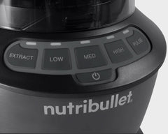 Nutribullet Full Size Blender, Elektrischer Mixer, Multifunktionaler Stabmixer, Professioneller Mixer, 1000 Watt Leistung, 1.6L Becher, Grau, NBF450DG Kitchen Naty Shop