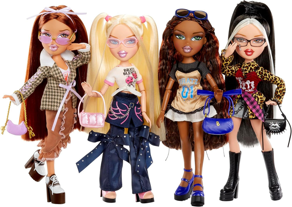 Bratz Stylin' Jade - Modepuppe mit T-Shirt um Gestalten für Dich, Inklusive Accessoires, Niedliches Spielzeug für Mädchen