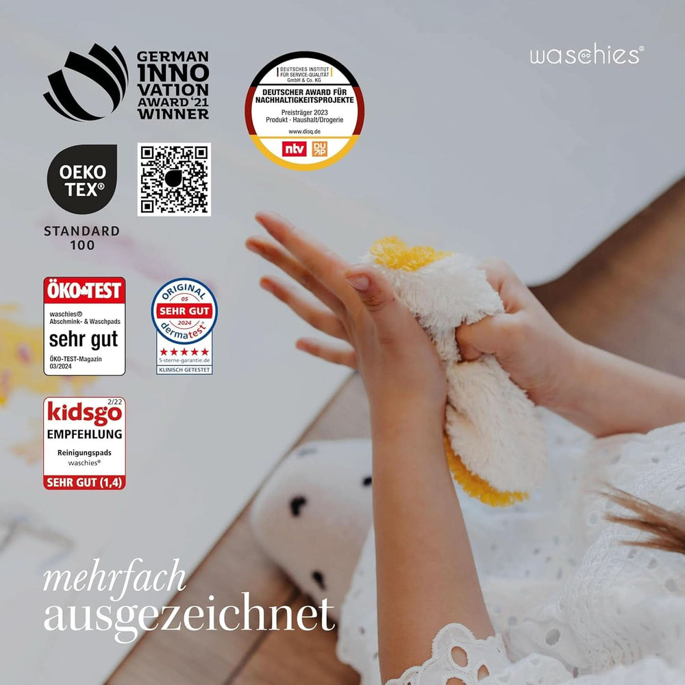 Waschies KIDS Baby- und Kinderwascheinlagen, nur zur Reinigung mit Wasser, wiederverwendbar Mutter und Kind Naty Shop