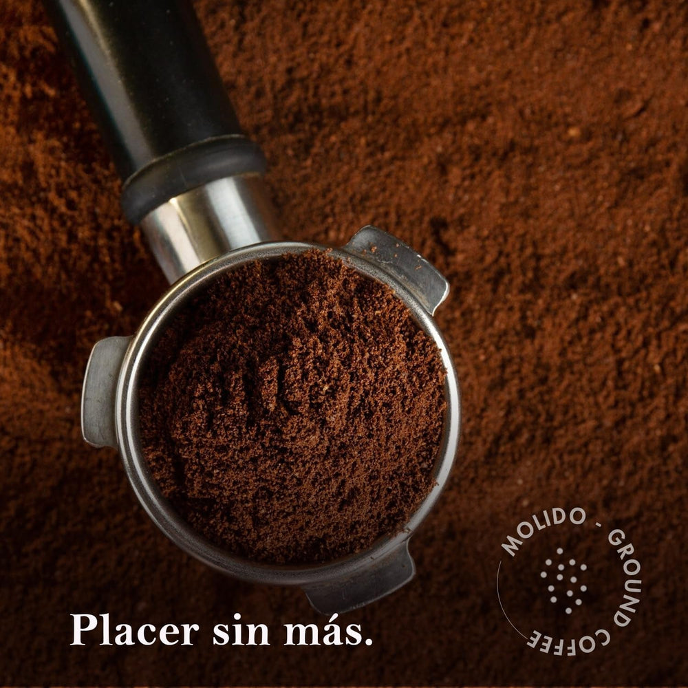 – Cafea etiopiană măcinată – 250 g – Cafea specială – Prăjire medie – 100% Arabica – Note de miere, scorțișoară și ciocolată – Aciditate intensă – Corp mediu