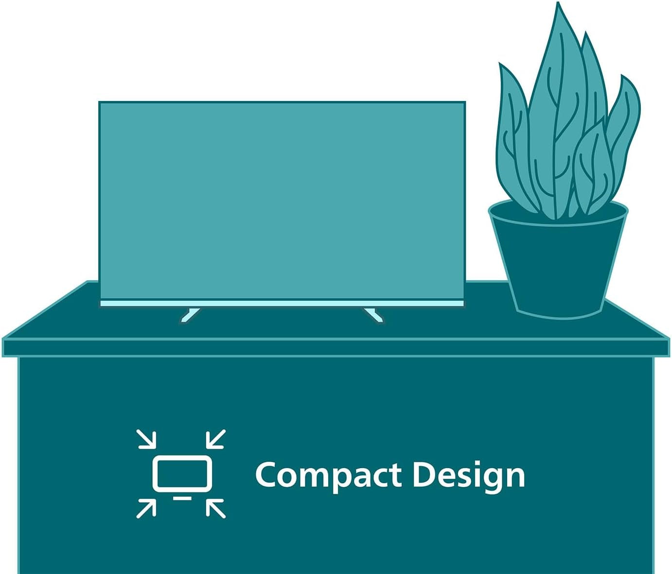 Televizor inteligent LED Philips 32PFS6900 HD - ecran de 32 de inci cu Pixel Plus, platformă Titan OS și sunet Dolby Digital - Funcționează cu Alexa și Google Assistant