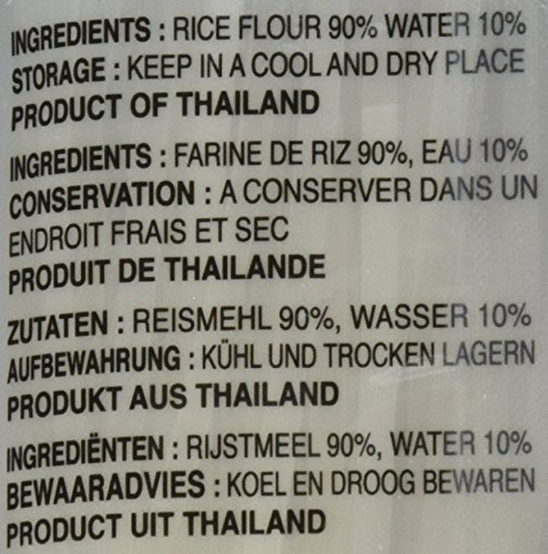 Hahnreisnudeln, 3 mm, Güteklasse 1 (1 Packung x 375 g)