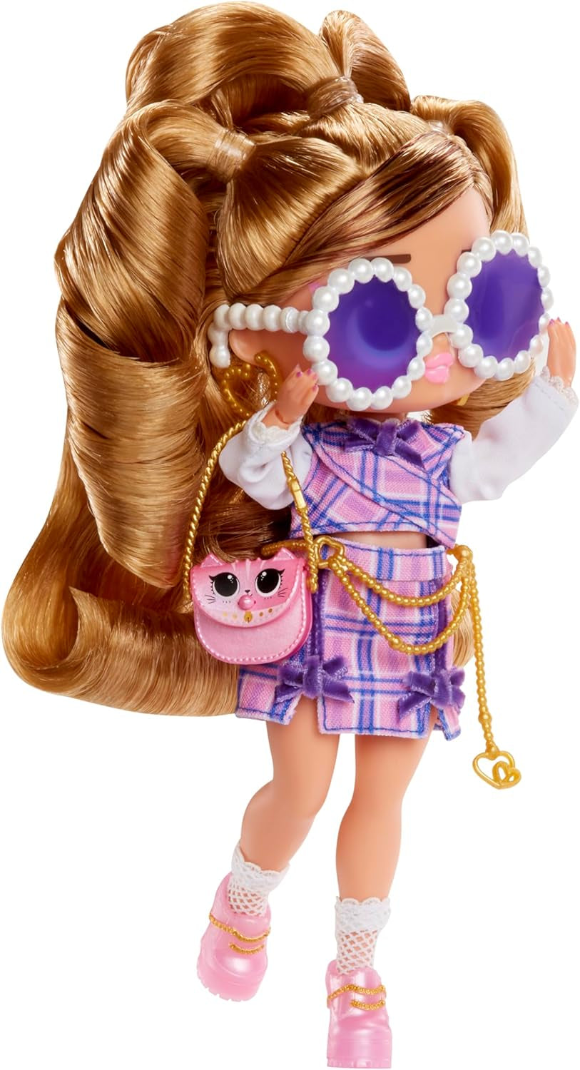 LOL Surprise! Păpușă Tweens Core - Fancy Girl - Include 1 păpușă la modă cu ținută și accesorii, 4 articole de colecție, Rose