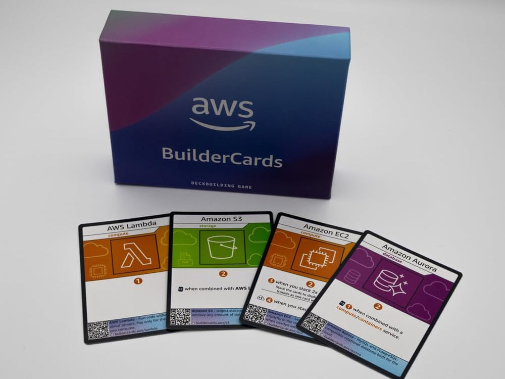 BuilderCards - Joc de cărți Cloud Architecture - Joc de bază (engleză), alb