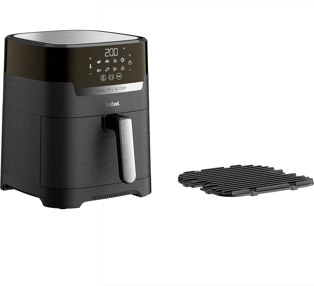 Tefal Easy Fry Max EY2458, 5 Liter, Heißluftfritteuse, 10 automatische Kochprogramme, digitaler Touchscreen Appliances Naty Shop Black Single – Ohne Fenster 4,2 l