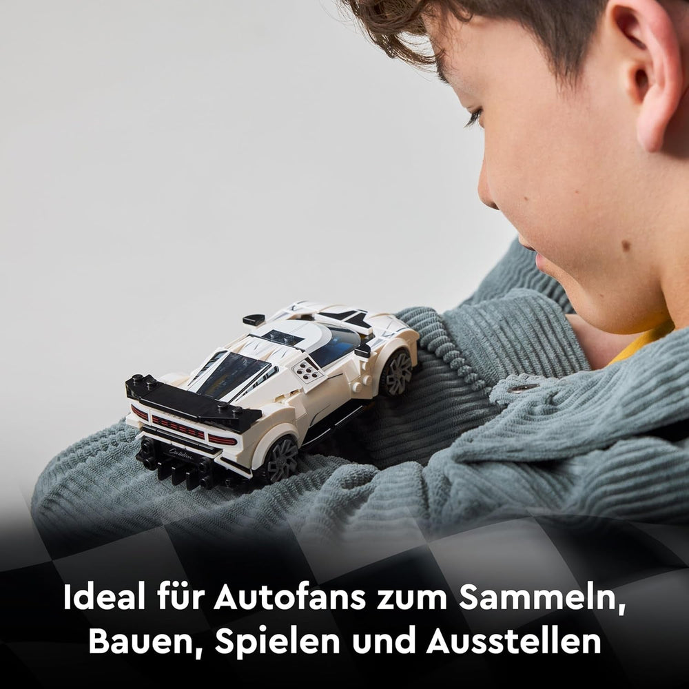 LEGO Speed Champions Bugatti Centodieci Hypersportwagen - Rennauto zum Bauen und Ausstellen - Fahrer Minifigur zum Sammeln - Geschenk für Jungen und Mädchen ab 9 Jahren und Erwachsene 77240