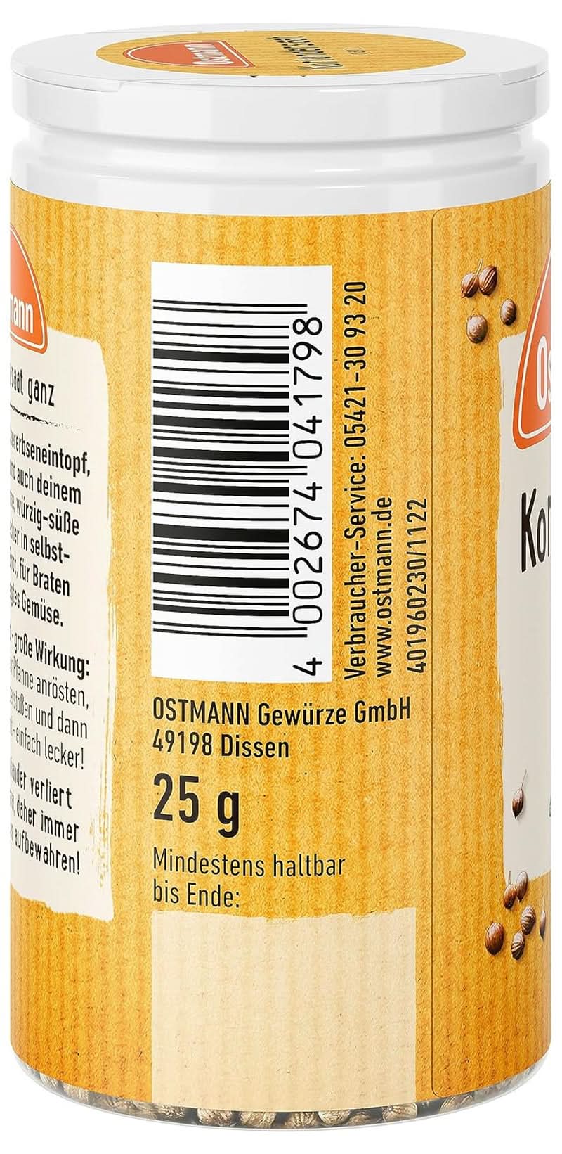 Ganze Koriandersamen (Verpackungsdesign kann variieren) Naty Shop Spices