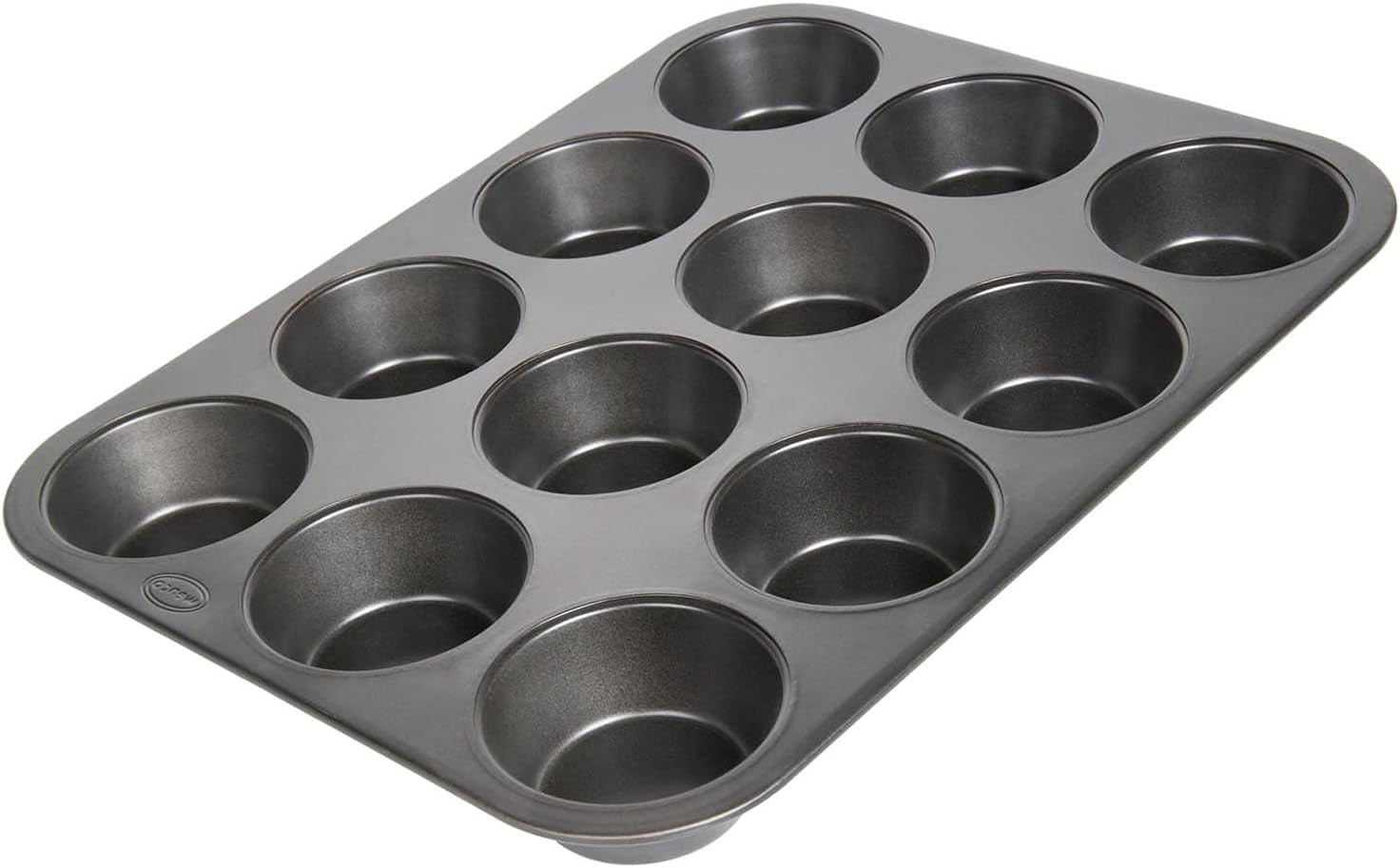 Wenco Muffinform 12Er Antihaft Backblech, Spülmaschinengeeignet, Karbonstahl – Muffinblech Für 12 Muffin – Hitzebeständig Bis 220°C, Schwarz Formen und Backbleche Naty Shop Version 2021