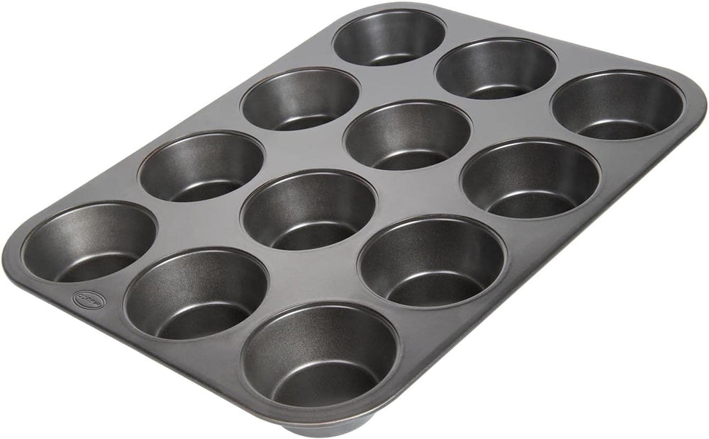 Wenco Muffinform 12Er Antihaft Backblech, Spülmaschinengeeignet, Karbonstahl – Muffinblech Für 12 Muffin – Hitzebeständig Bis 220°C, Schwarz Formen und Backbleche Naty Shop Version 2021