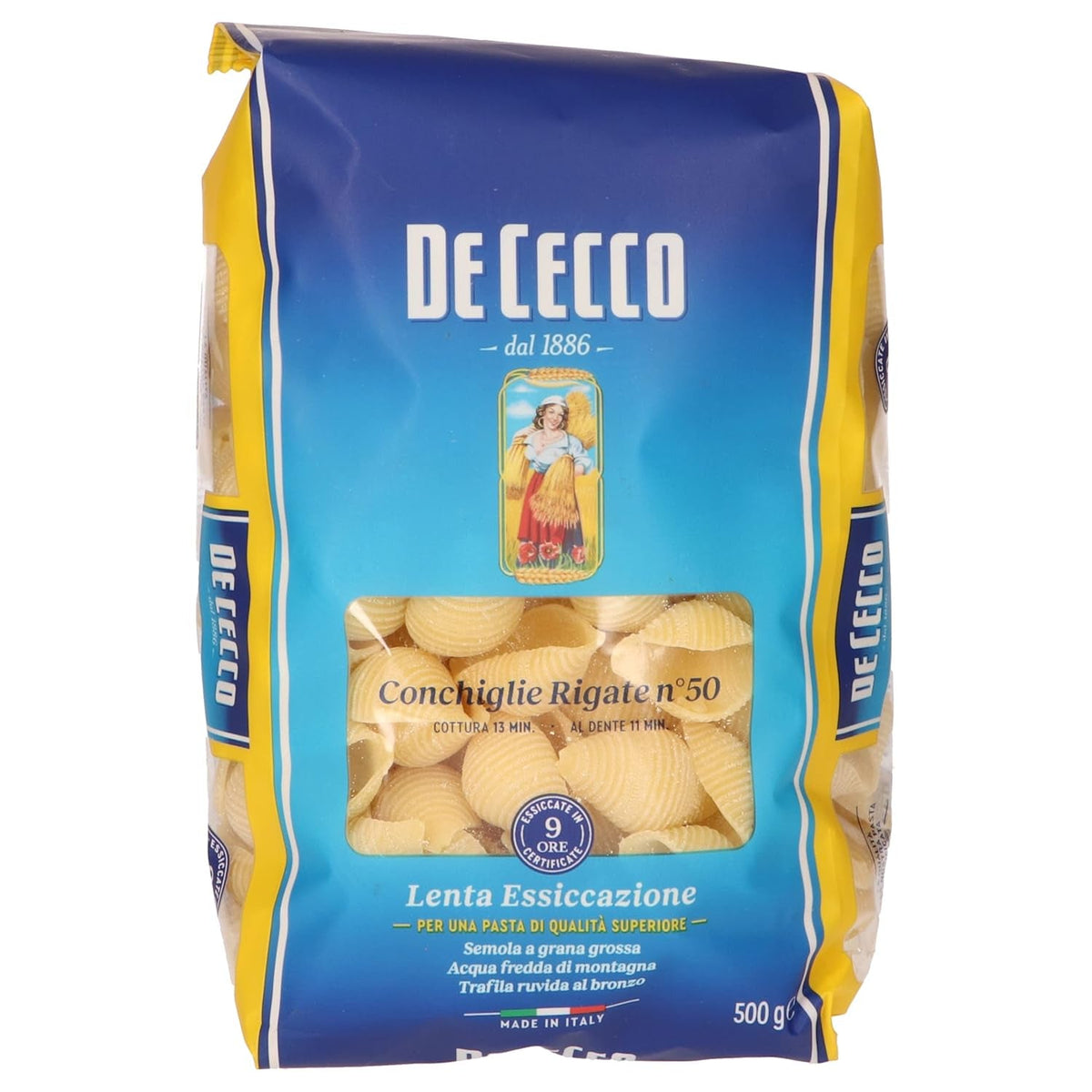 Conchigli Rigate, 500 g (pachet de 1)
