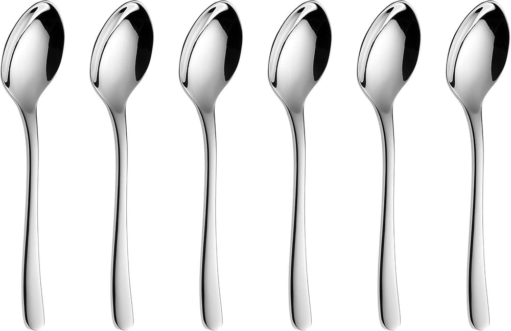 Besteckset Gerlach Muza Bright, Edelstahl, Bright Silver, 24-teilig Kitchen Naty Shop Silberglänzend 6 El. Kaffeelöffel