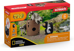 Schleich 42532 Fun around the nut , De la 3 ani, WILD LIFE - Set de joacă, 6 piese Action figures Naty Shop Noi ambalaje