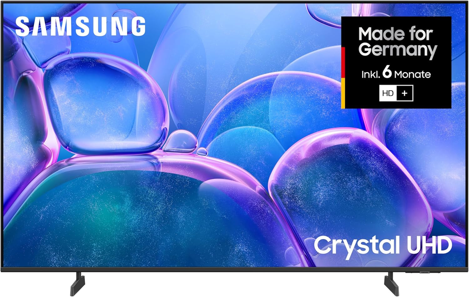 Televizor LED Samsung Crystal UHD 4K U7099F de 43 de inci (108 cm), procesor Crystal 4K, design MetalStream, SmartThings, securitate Knox, hub de jocuri, upscaling AI, conținut gratuit, televizor inteligent AI