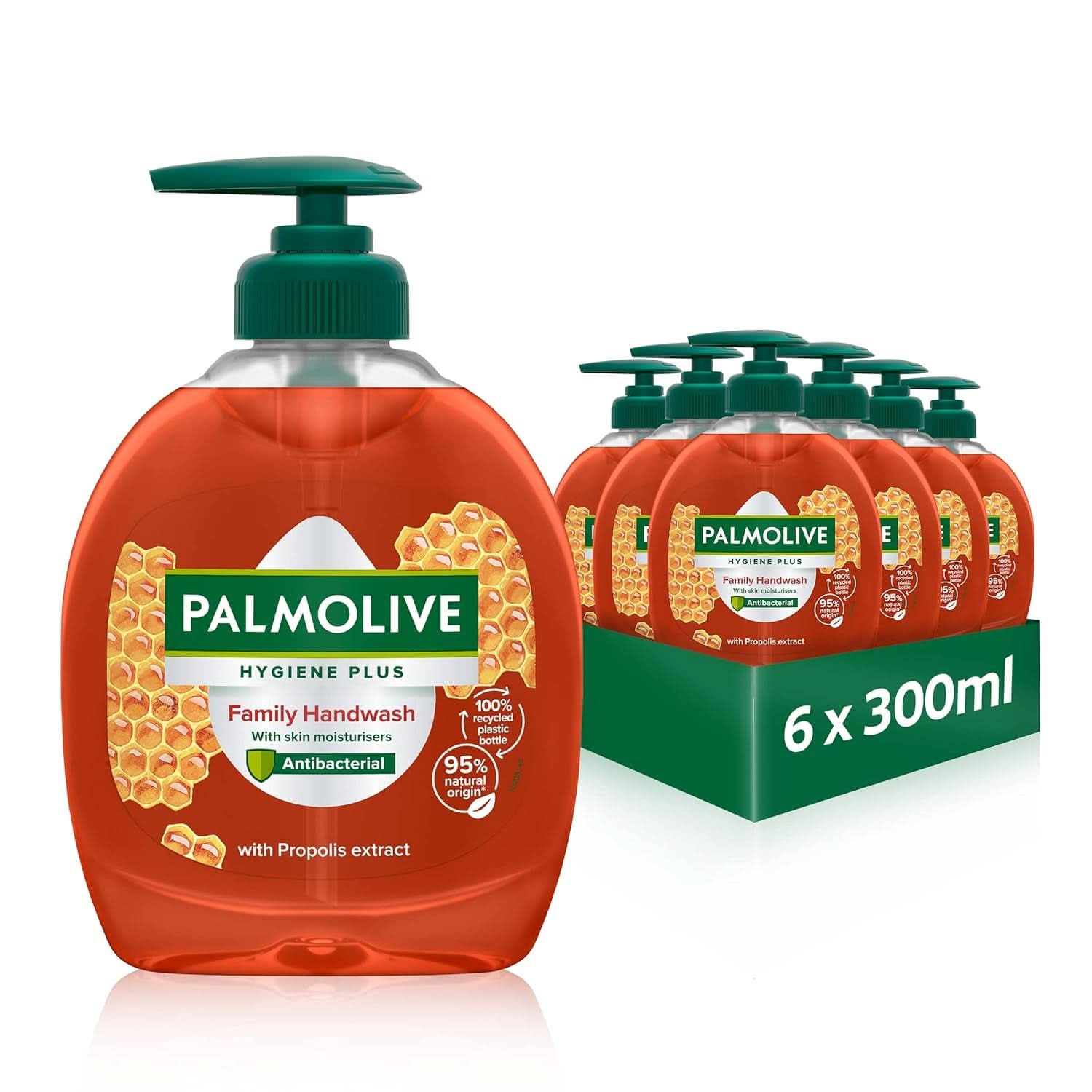 Palmolive, Flüssigseife zur sanften Handreinigung, Set 6 x 300 ml Dusche und Bad Naty Shop