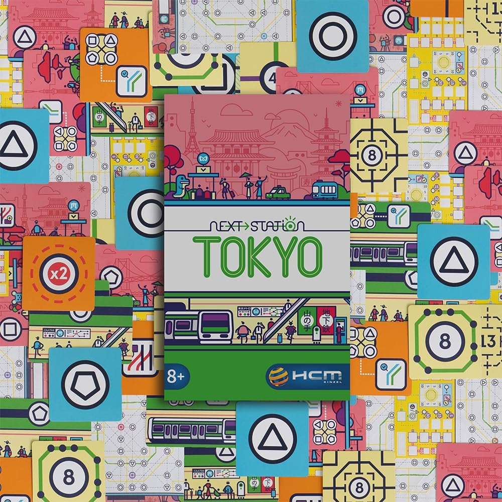 HCM Kinzel – Nächste Station Tokio | Fortsetzung des nominierten Spiels | Flip & Write – Neue U-Bahn-Linien für Tokio Tourismus | Geschicklichkeit und Strategie | Deutsch | 55214