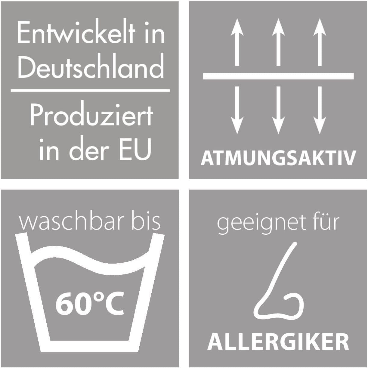 Traumnacht plapumă ușoară de vară 155X220 Cm, plapumă antialergică, special pentru vară, cu husă confortabilă din microfibră moale, certificată Oeko Tex, produsă în conformitate cu standardul de calitate german Plapumi si pilote Naty Shop