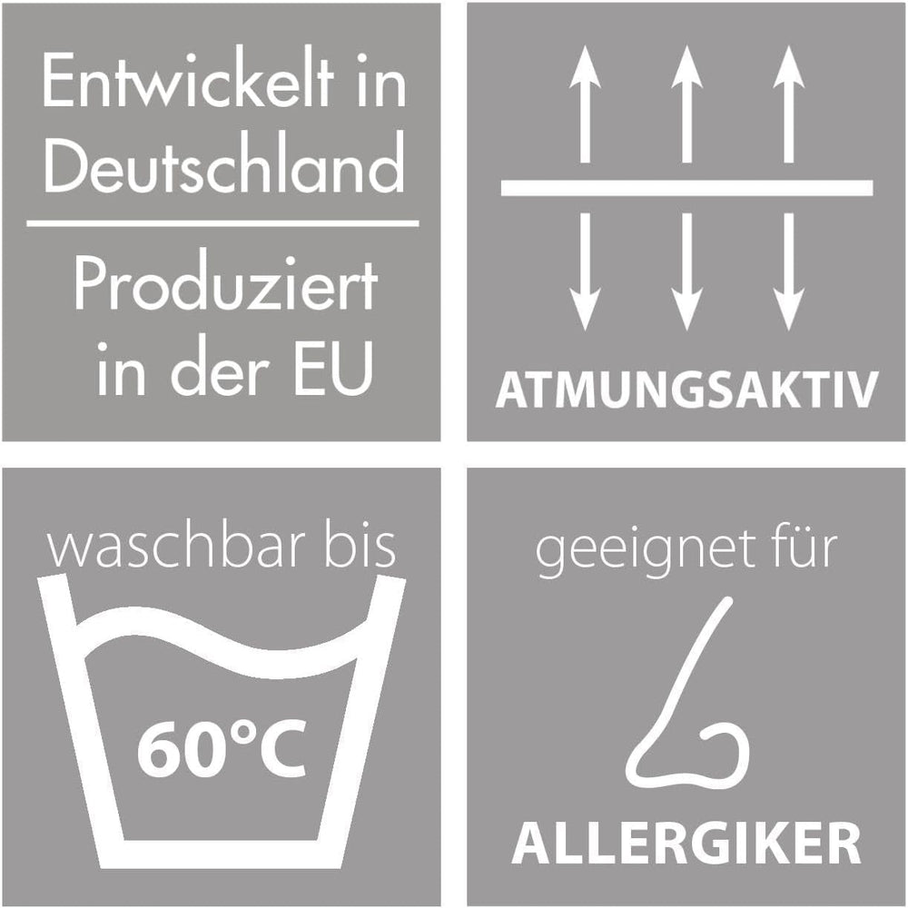 Traumnacht leichte Sommerbettdecke 155X220 cm, antiallergische Bettdecke, speziell für den Sommer, mit angenehm weichem Mikrofaserbezug, Öko-Tex-zertifiziert, hergestellt nach dem deutschen Qualitätsstandard Bettdecken und Steppdecken Naty Shop
