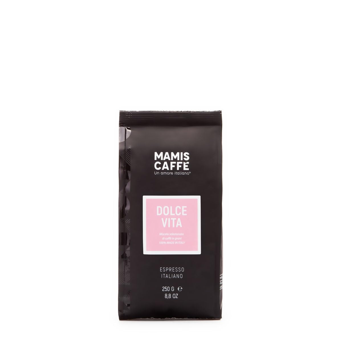 Mamis Caffè Dolce Vita, ganze Espressobohnen, perfekt als Cappuccino oder Latte Macchiato Coffee Naty Shop 1 Packung Ganze Bohnen