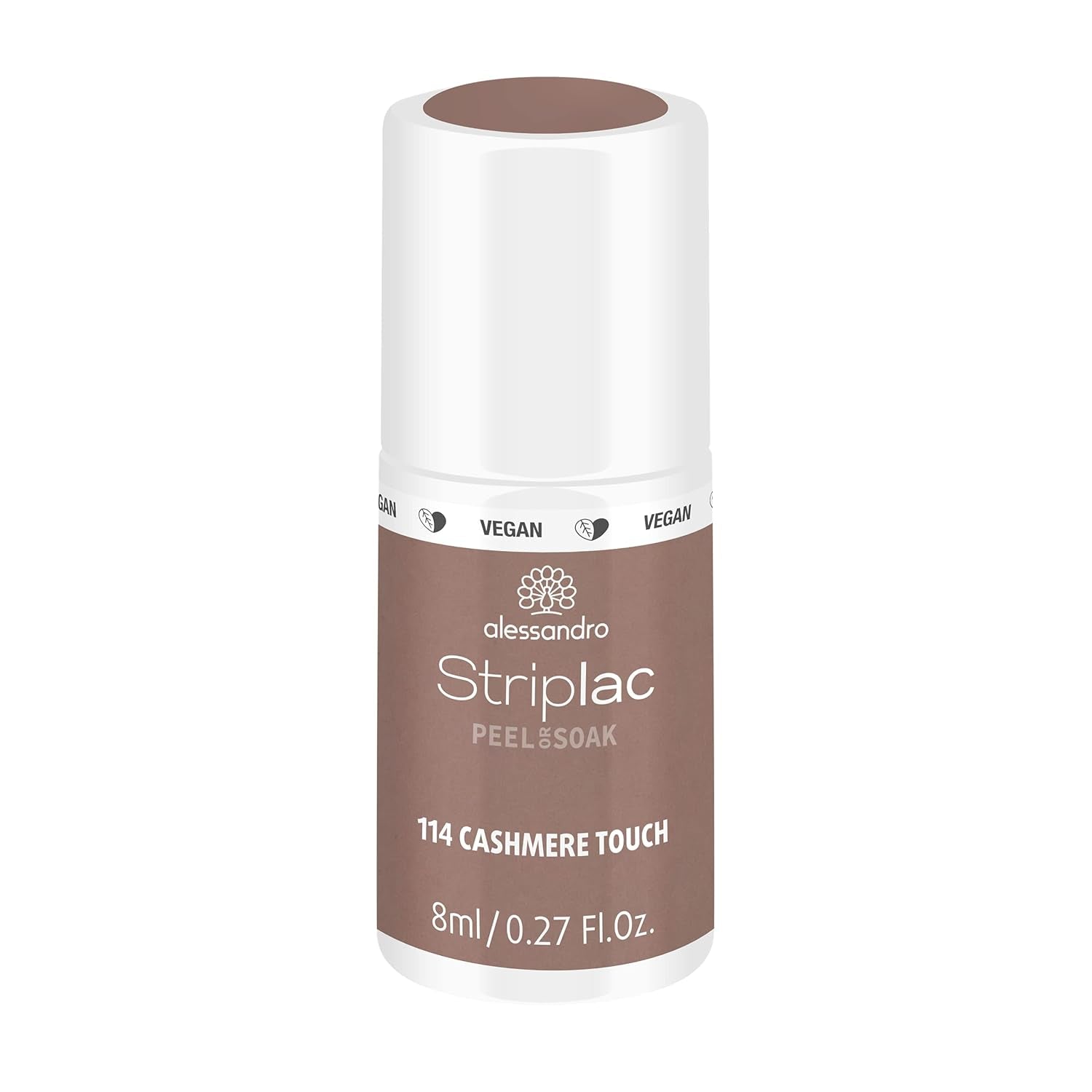 Oja UV alessandro Striplac Classic Rosy Wind – Delicată și de lungă durată – Îndepărtare ușoară datorită tehnologiei de îndepărtare peel-off – Vegană și cruelty-free – 8 ml