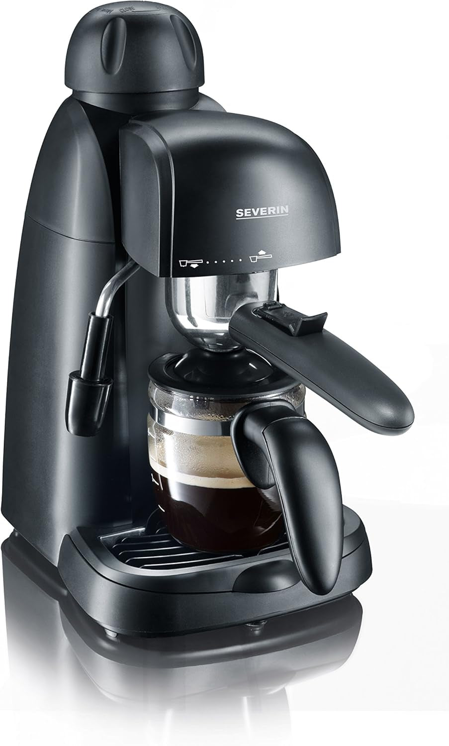 Espressor SEVERIN KA 5978 (include vas de servire și lingură de măsurat, până la 4 cești) negru, Standard