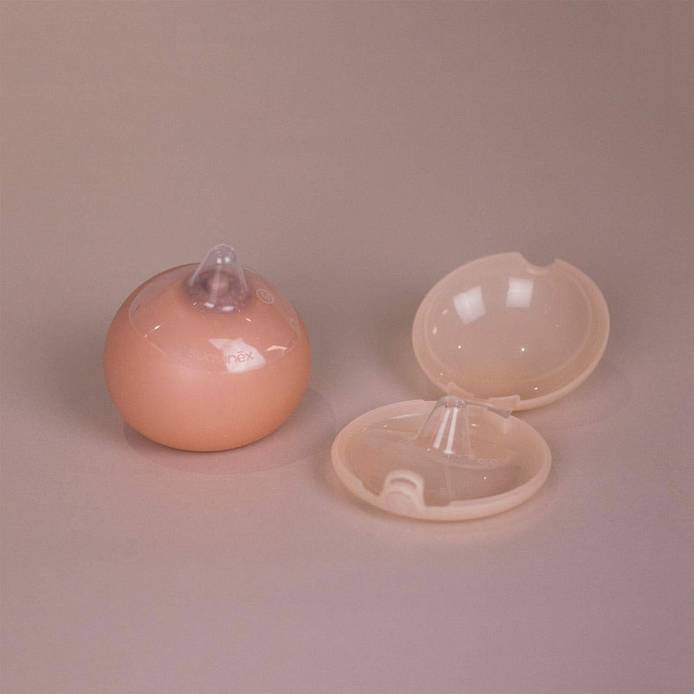 Suavinex Brustpolster Aus Silikon, Größe S, 2 Stück Zubehör Essen und Stillen Bebe Naty Shop