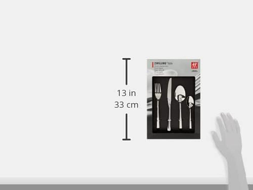 Zwilling Set tacâmuri de masă, 24 piese, argintiu metalic Bucatarie Naty Shop