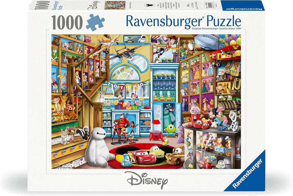 Ravensburger Puzzle 12000527 - În magazinul de jucării - Puzzle Disney de 1000 de piese pentru adulți și copii de la 14 ani Puzzle Naty Shop