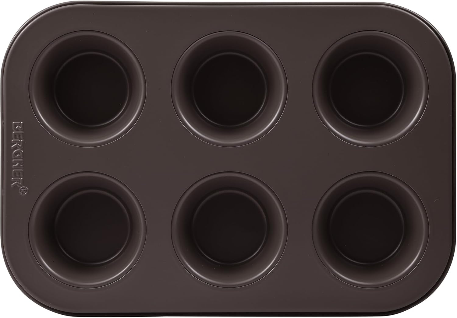 BERGNER BAKING LOVERS - Set Von 2 X 6 Cup Muffinformen - Kohlenstoffstahl Mit Ilag Essential, PFOA Frei, Leicht Zu Reinigen Formen und Bleche zum Backen Naty Shop