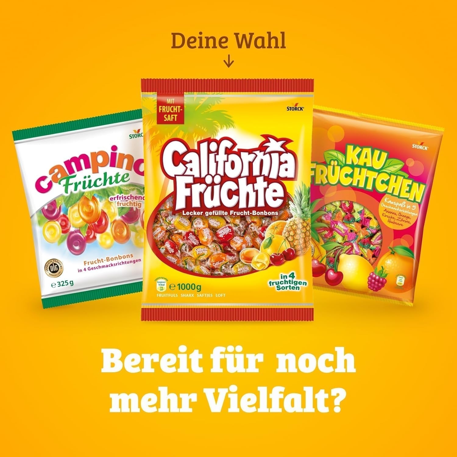 Storck, Tropfen mit verschiedenen Füllungen, Großpackungen Naty Shop