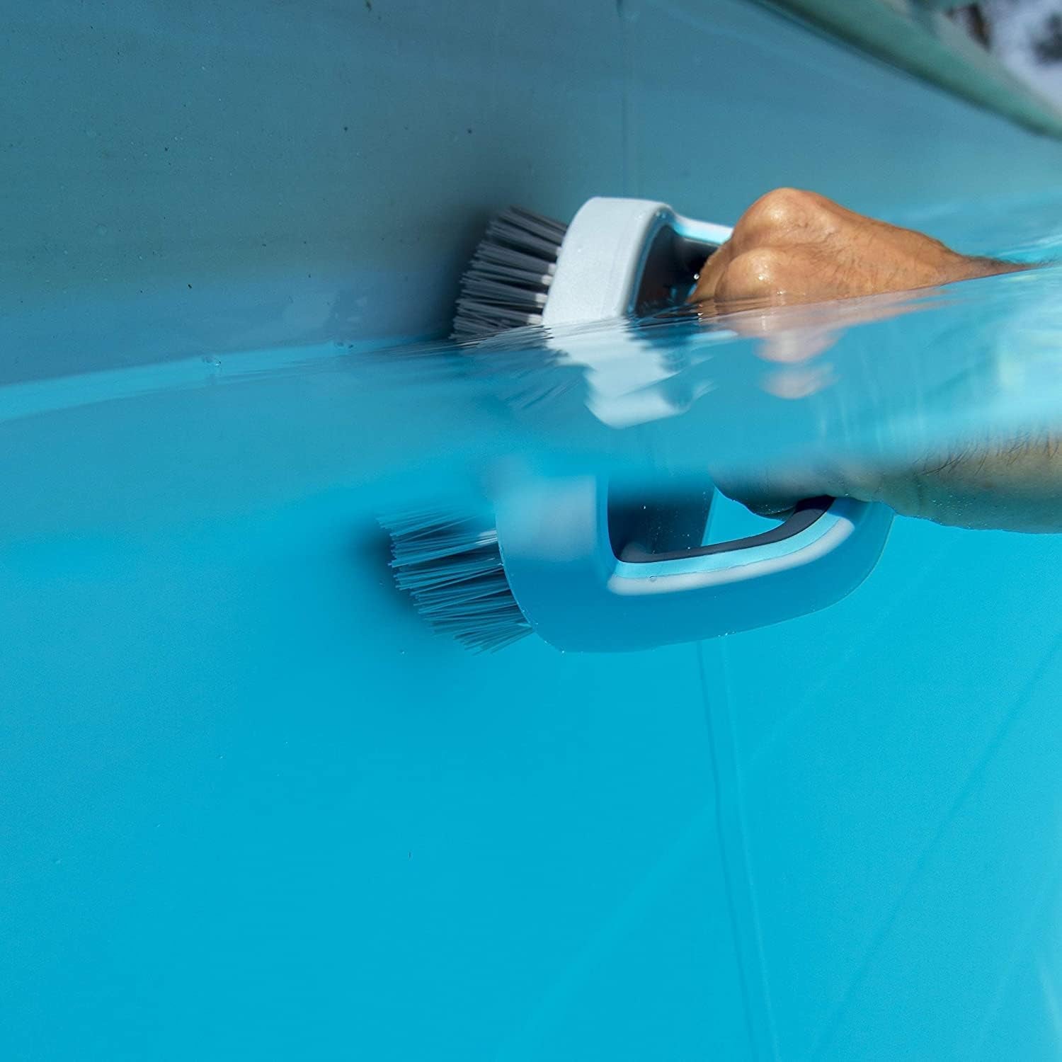 Gre HBP20 - Perie de mână pentru curățarea piscinelor, albastră