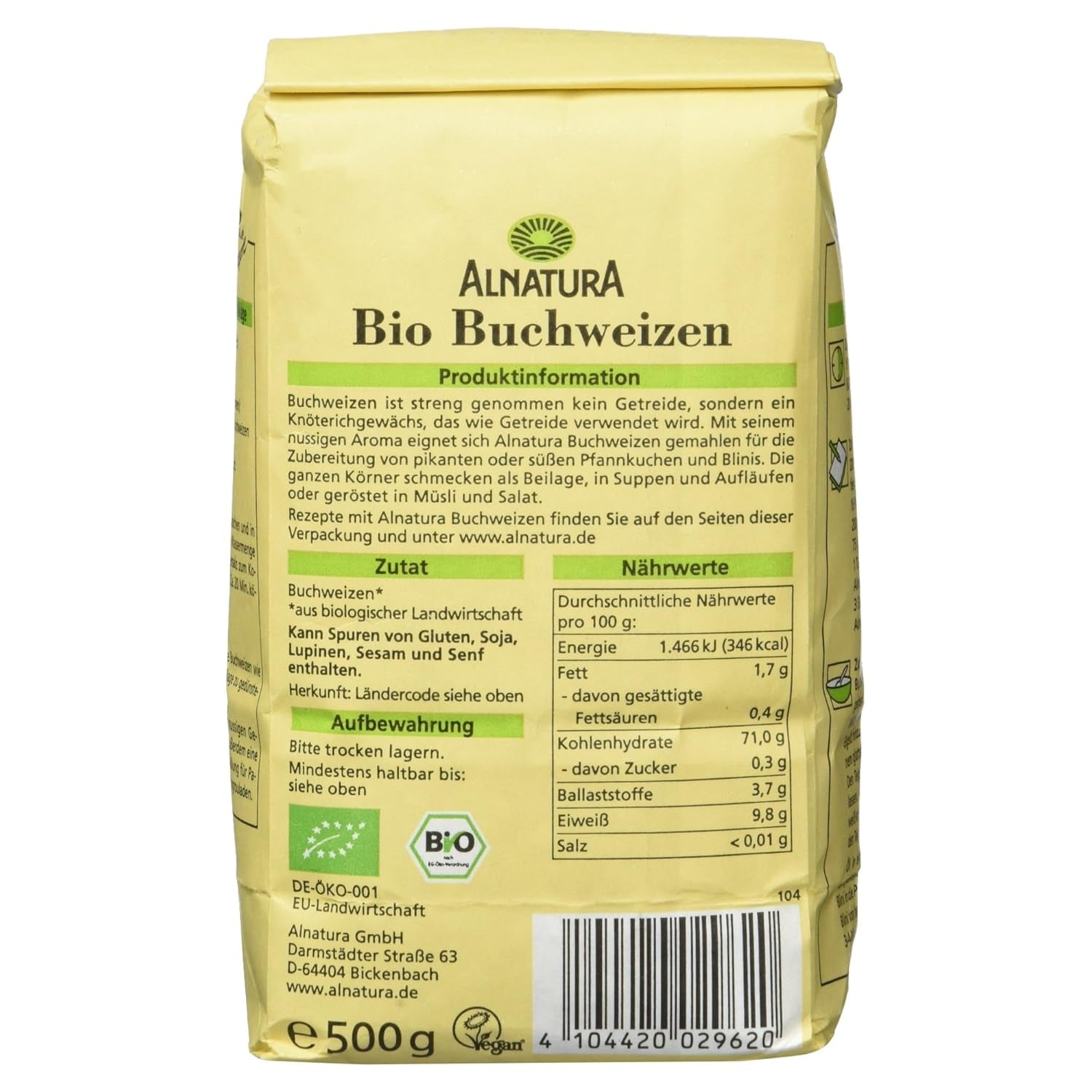Bio-Buchweizen, 500g