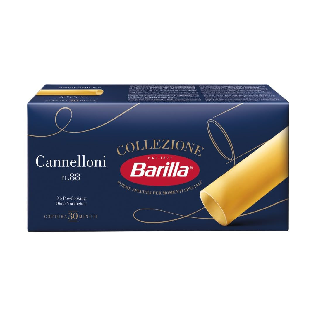 Barilla Collezione Cannelloni, hochwertige Hartweizennudeln, immer al dente, 12er-Pack (12 x 250 g)